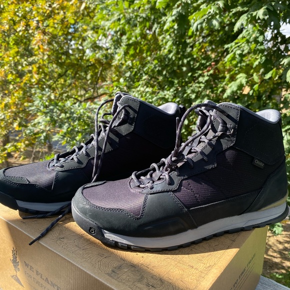 Other - Men Oboz Footwear Bozeman Mid Hiking Comfortable Insulated Boots Black Size 14